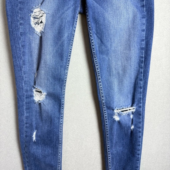 Paige Women’s Distressed Denim Low Rise Skinny Jeans size 25 - Picture 12 of 12
